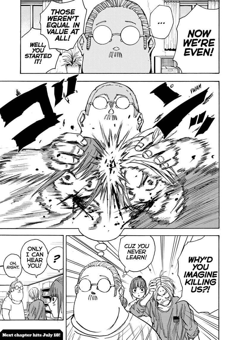 Sakamoto Days Manga Chapter 31 page 19 - See?