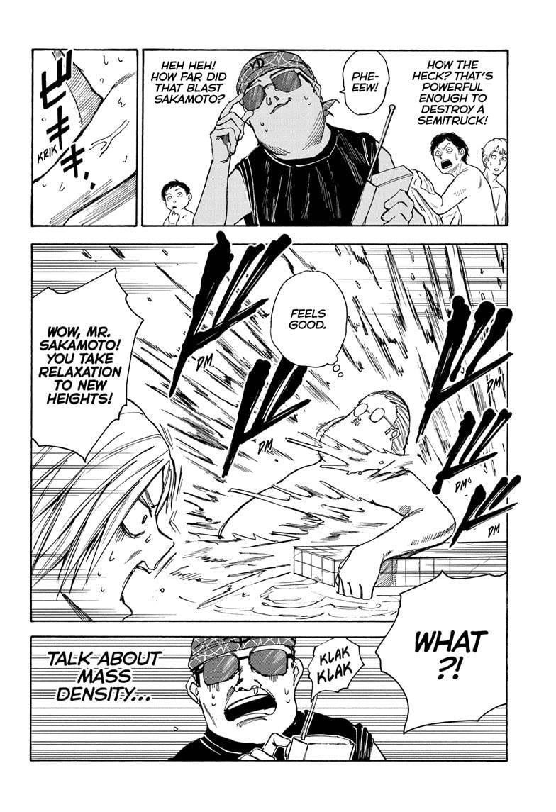 Sakamoto Days Manga Chapter 32 page 8 - Bathhouse Mode