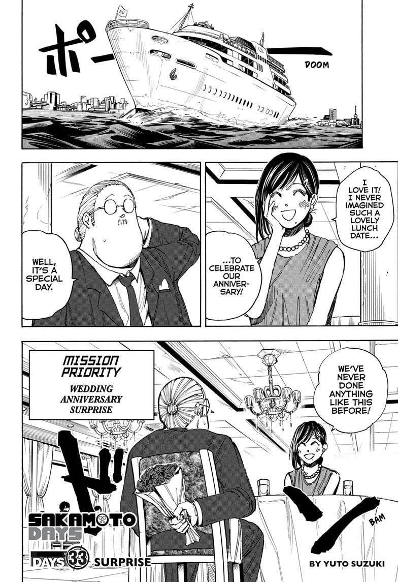 Sakamoto Days Manga Chapter 33 page 2 - Surprise