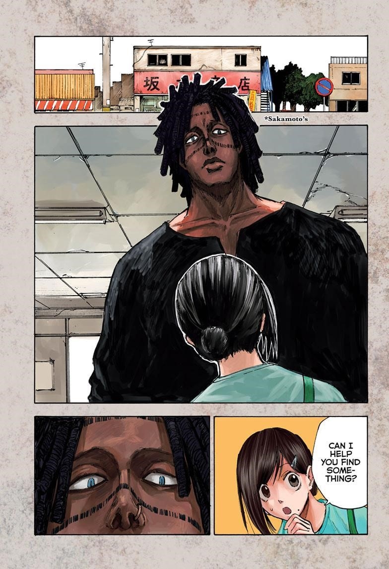 Sakamoto Days Manga Chapter 45 page 1 - Strong Assault
