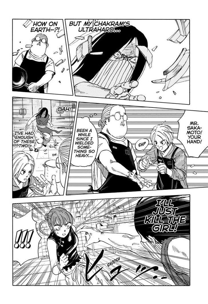 Sakamoto Days Manga Chapter 5 page 10 - Vs. Son Hee and Bacho