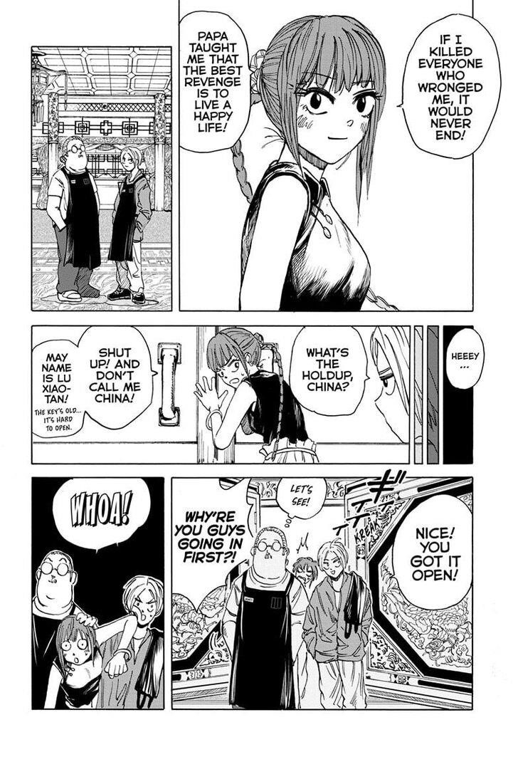 Sakamoto Days Manga Chapter 5 page 16 - Vs. Son Hee and Bacho