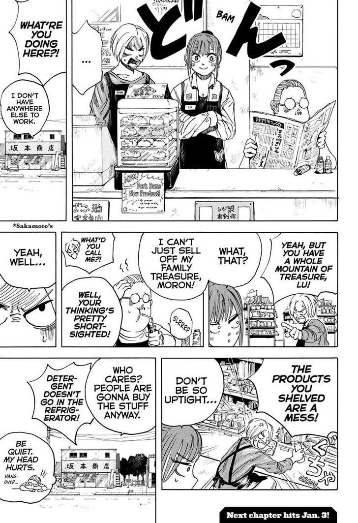 Sakamoto Days Manga Chapter 5 page 19 - Vs. Son Hee and Bacho