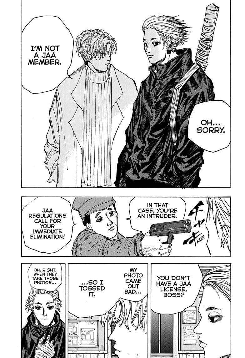 Sakamoto Days Manga Chapter 50 page 15 - Bicycle