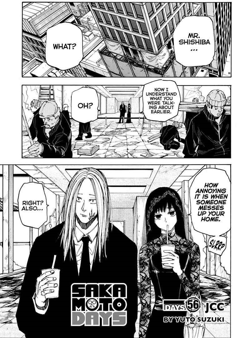 Sakamoto Days Manga Chapter 56 page 1 - JCC