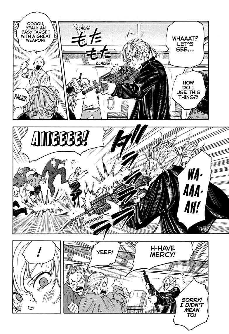 Sakamoto Days Manga Chapter 57 page 15 - Have a Nice Flight