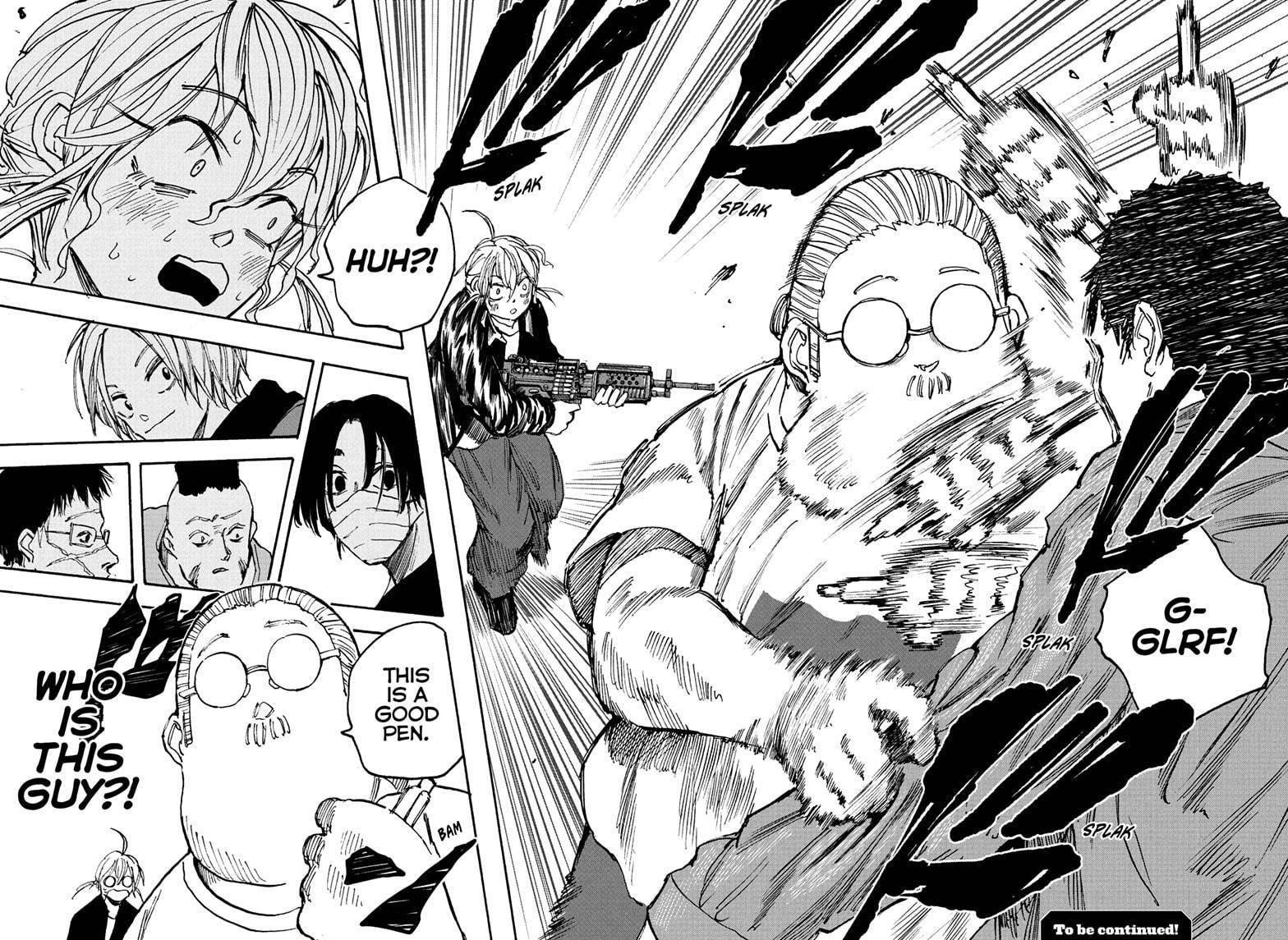 Sakamoto Days Manga Chapter 57 page 17 - Have a Nice Flight