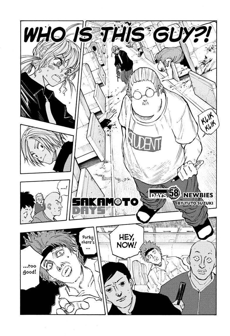 Sakamoto Days Manga Chapter 58 page 1 - Newbies