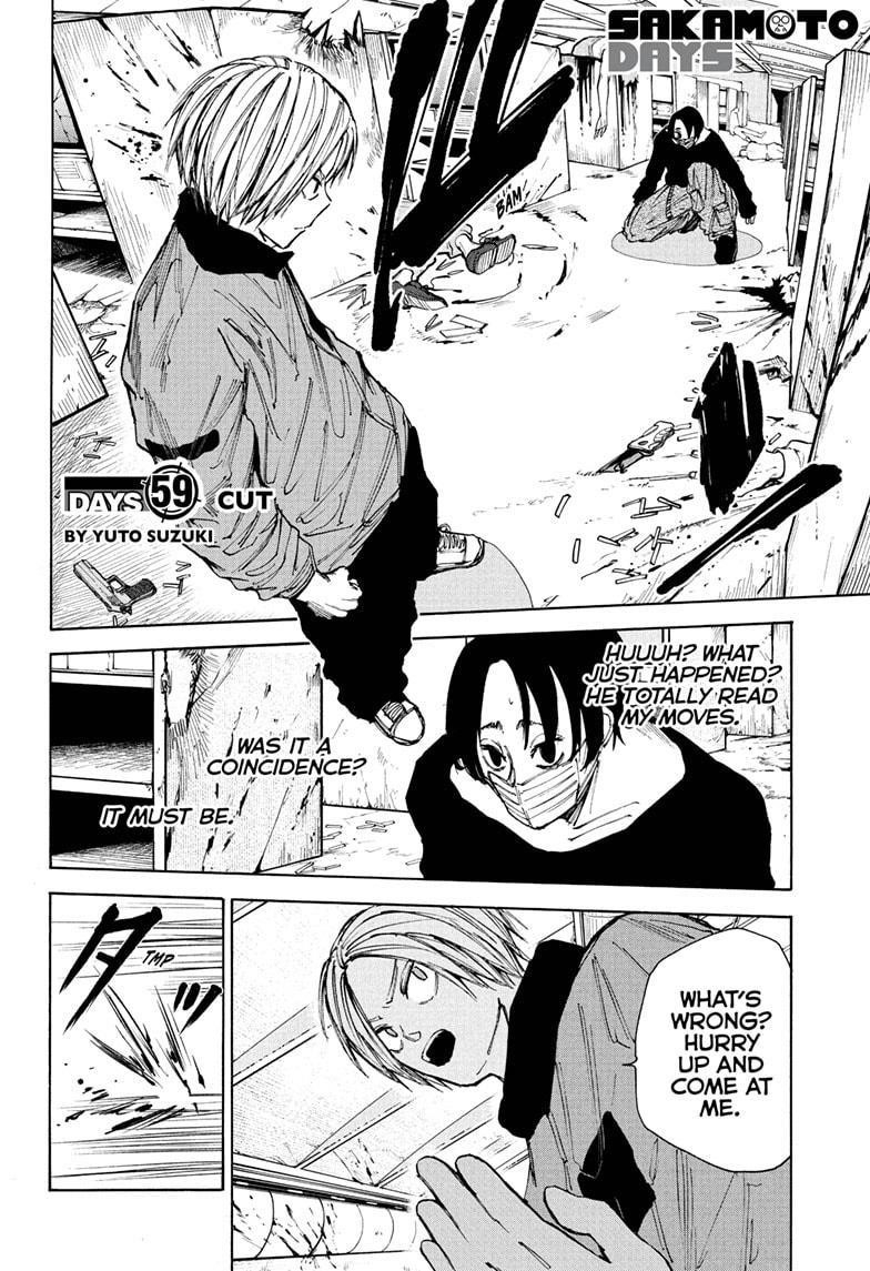 Sakamoto Days Manga Chapter 59 page 2 - Cut