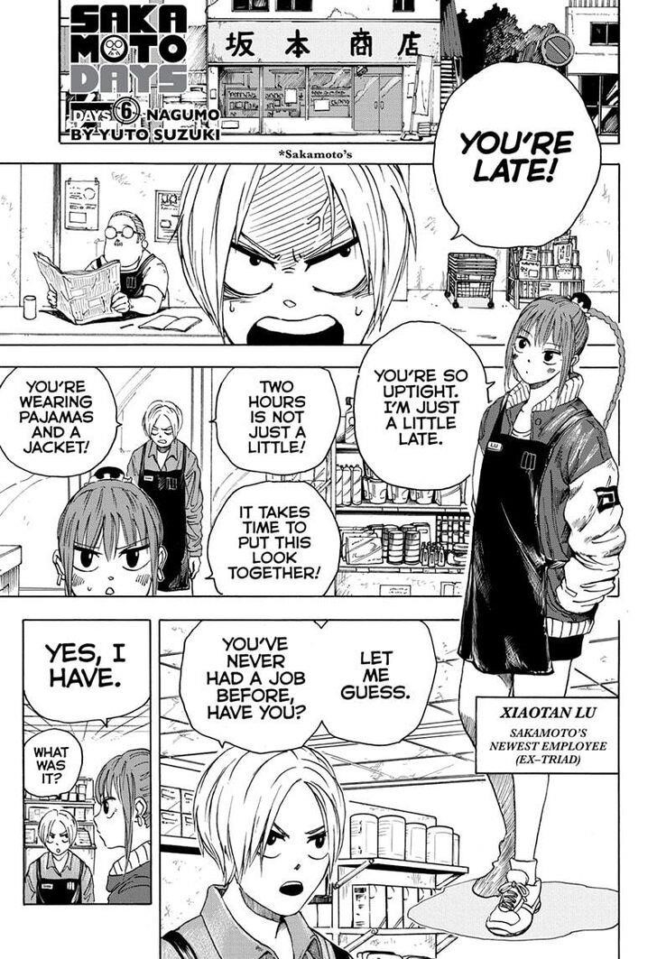 Sakamoto Days Manga Chapter 6 page 1 - Nagumo