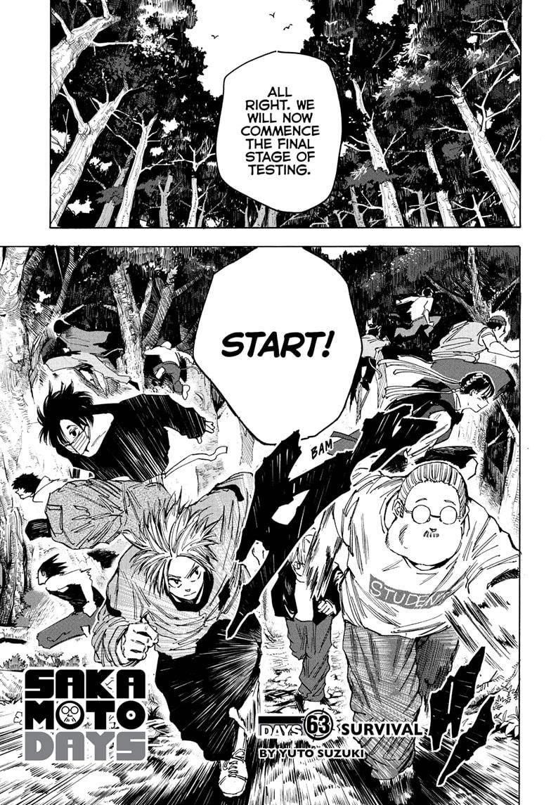 Sakamoto Days Manga Chapter 63 page 1 - Survival