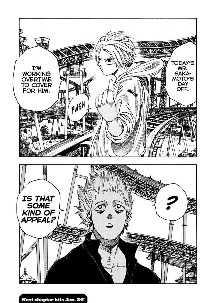 Sakamoto Days Manga Chapter 7 page 19 - Welcome to Sugar Park!