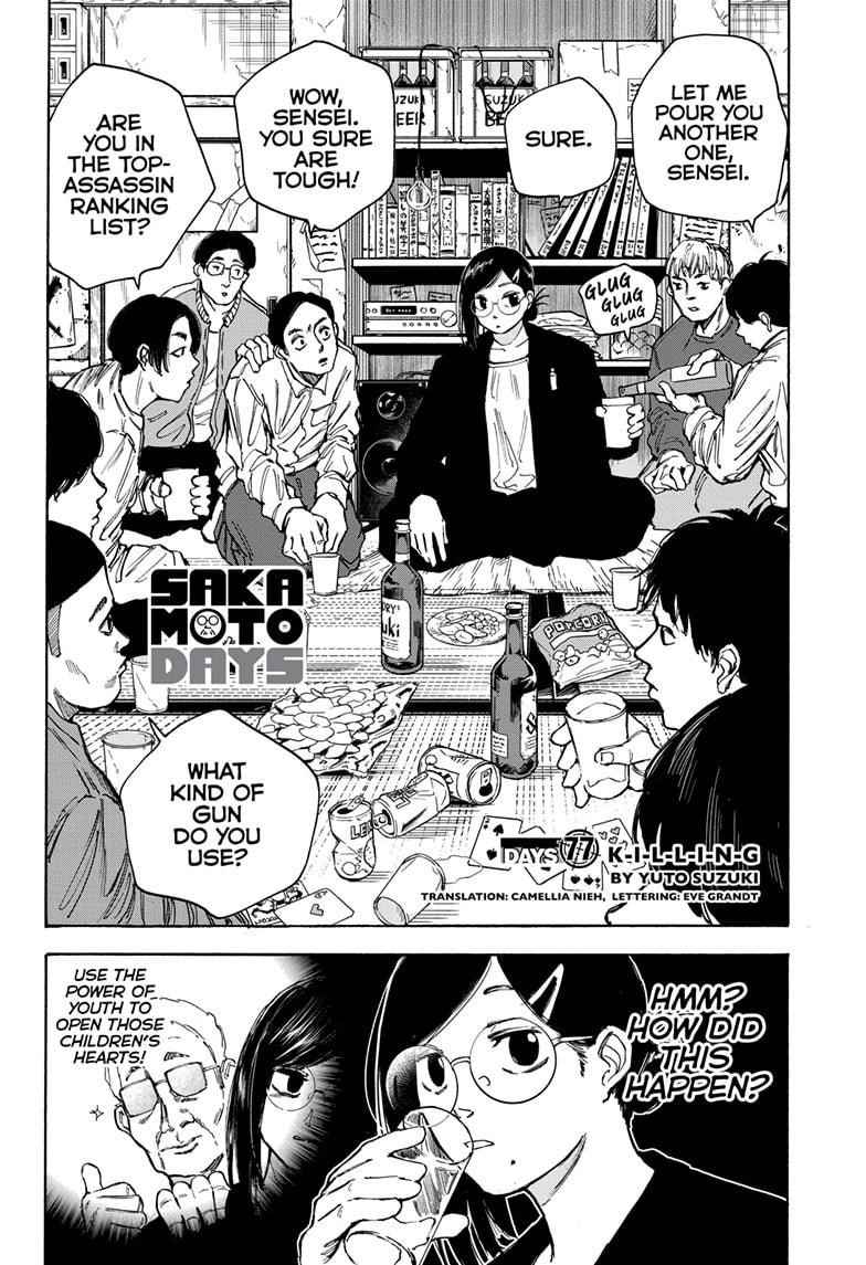 Sakamoto Days Manga Chapter 77 page 2 - K-I-L-L-I-N-G